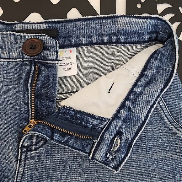 Marc Jacobs Bootcut Mid-Rise Released Hem Denim Blue Jeans | Women's 4 - Picture 9 of 15